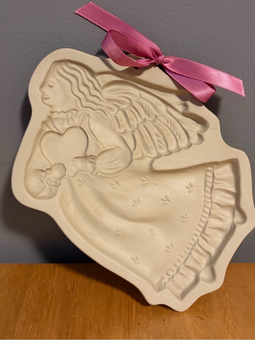 Vintage Brown Bag Cookie Art 1987 Angel